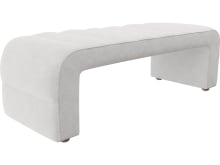 Maeve Bench Noa Fog color Noa Fog