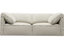 Kai Muse Flax Modular Sofa - 2 Seater color Muse Flax