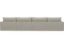 Willow Boucle Ivory Modular Sofa - 4 Seater color Boucle Ivory