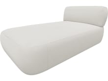 Beckett Tribute Ice Sofa Module Chaise color Tribute Ice
