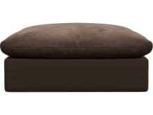 Willow Muse Chocolate Ottoman color Muse Chocolate