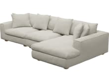 Tully Noa Desert Chaise Sofa - 3 Seater color Noa Desert