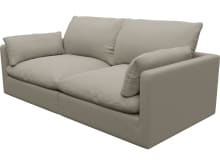 Willow Plaza Natural Modular Sofa - 2 Seater color Plaza Natural
