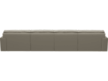 Monica Plaza Natural Sofa - 4 Seater color Plaza Natural