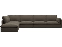 Willow Muse Mink Modular Sofa - 6 Seater LAF Terminal color Muse Mink