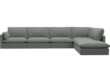 Willow Tribute Storm Modular Sofa - 6 Seater RAF Terminal color Tribute Storm