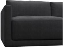 Haven Plaza Flint Grey Left Arm Facing 3 Seater Sofa Module color Plaza Flint Grey