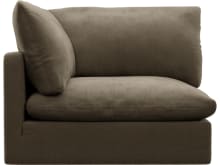 Willow Tribute Walnut Corner Sofa Module color Tribute Walnut