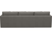 Haven Isla Soft Grey Chaise Sofa - 3 Seater color Isla Soft Grey