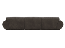 Malmo Muse Mink Chaise Sofa - 3 Seater color Muse Mink