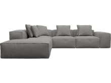 Riley California Slate Modular Sofa - Arm, 2x Armless, Corner, Left Terminal color California Slate