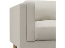 Hayes Toorak Pearl Sofa - 2 Seater color Toorak Pearl
