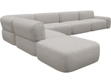 Beckett Avon Mineral Modular Sofa - 7 Piece color Avon Mineral