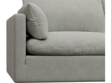 Willow Toorak Pebble Corner Sofa - 4 Seater RAF Terminal color Toorak Pebble