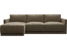 Haven Apt Tribute Walnut Chaise Sofa color Tribute Walnut