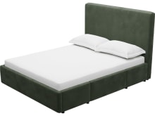 Aria Drawer Bed Muse Forest color Muse Forest