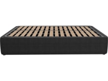 Leo Gas Lift Bed Base Plaza Flint Grey color Plaza Flint Grey