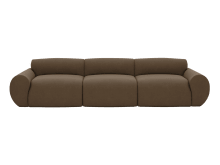 Malmo Blaze Mocha Sofa - 3 Seater color Blaze Mocha