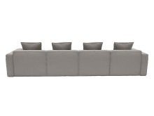 Riley Apt Boucle Pumice Sofa - 4 Seater color Boucle Pumice