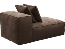 Riley Muse Chocolate Module Chaise color Muse Chocolate