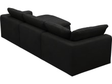 Cloud Deep California Charcoal Modular Sofa - 3 Seater Chaise color California Charcoal
