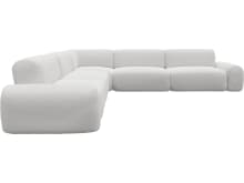 Beckett Muse Frost Modular Corner Sofa - 7 Piece color Muse Frost