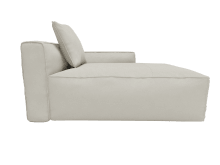 Riley Apt California Ivory Chaise Right Arm Facing Sofa Module color California Ivory