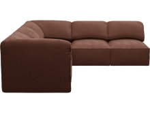 Kai Muse Rust Modular Sofa - 5 Seater color Muse Rust