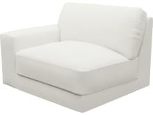 Monica Tribute Shell Left Arm Facing Chair Module color Tribute Shell