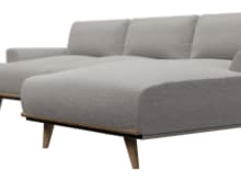 Dane Boucle Pumice Chaise Sofa - 3 Seater color Boucle Pumice