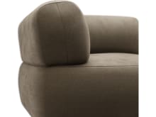 Beckett Tribute Walnut Sofa Module Corner color Tribute Walnut