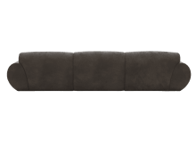 Malmo Muse Mink Chaise Sofa - 3 Seater color Muse Mink