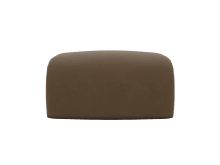 Malmo Blaze Mocha Ottoman color Blaze Mocha