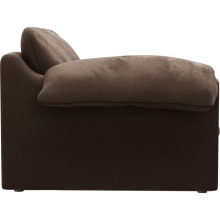 Ludlow Muse Chocolate Left Arm Facing Chair Module color Muse Chocolate