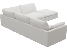 Willow Noa Fog Modular Sofa - 5 Seater RAF Terminal color Noa Fog