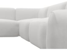 Beckett Muse Frost Modular Corner Sofa - 7 Piece color Muse Frost