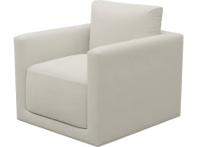 Haven Toorak Pearl Swivel Chair color Toorak Pearl