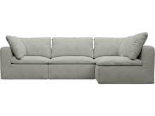 Cloud Toorak Pebble Modular Sofa - 4 Piece color Toorak Pebble
