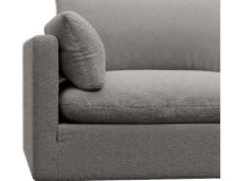 Willow Boucle Pumice Modular Sofa - 3 Seater color Boucle Pumice