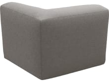 Copenhagen Boucle Pumice Square Corner Chair Sofa Module color Boucle Pumice