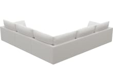 Willow Noa Fog Corner Sofa - 5 Seater color Noa Fog