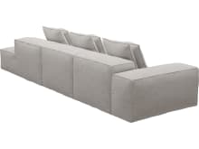 Riley Avon Mineral Modular Sofa - 1x Arm, 2x Armless, 1x Right Terminal color Avon Mineral