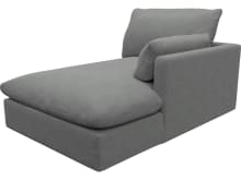 Willow Maya Flint Chaise Right Arm Facing Sofa Module color Maya Flint