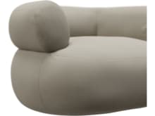 Colette Plaza Natural Swivel Armchair color Plaza Natural