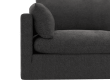 Willow California Charcoal Modular Sofa - 2 Seater color California Charcoal