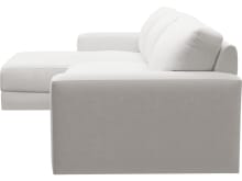 Monica Muse Frost Chaise Sofa - 3 Seater color Muse Frost