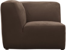 Copenhagen Muse Chocolate Square Corner Chair Sofa Module color Muse Chocolate