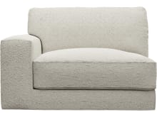 Monica Boucle Ivory Left Arm Facing Chair Module color Boucle Ivory