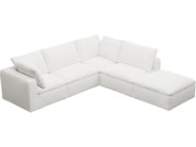 Cloud Noa Fog Modular Sofa - 5 Piece color Noa Fog