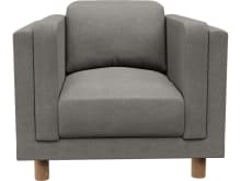 Hayes Isla Soft Grey Armchair color Isla Soft Grey